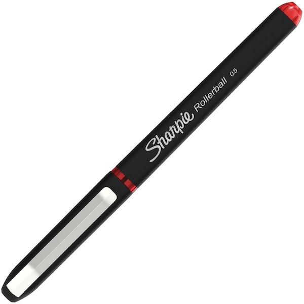 Rubbermaid 0.5 mm Sanford 0.5 Rollerball Pen Grip - Red SAN2101304 - main